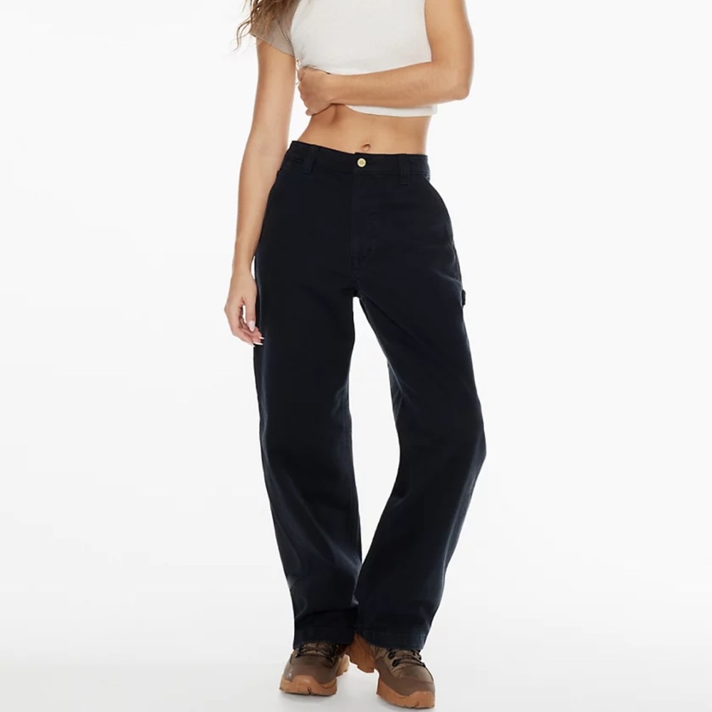 Aritzia TNA Black Greenwich Pants